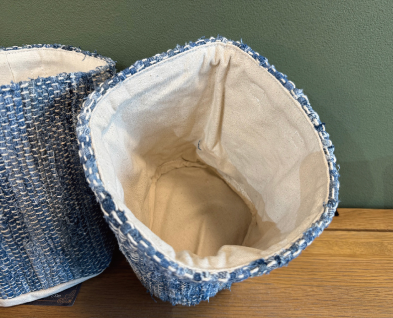 (日本語) デニムプランターカバー (L)