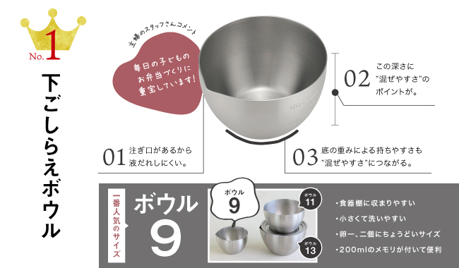 下ごしらえボウル9