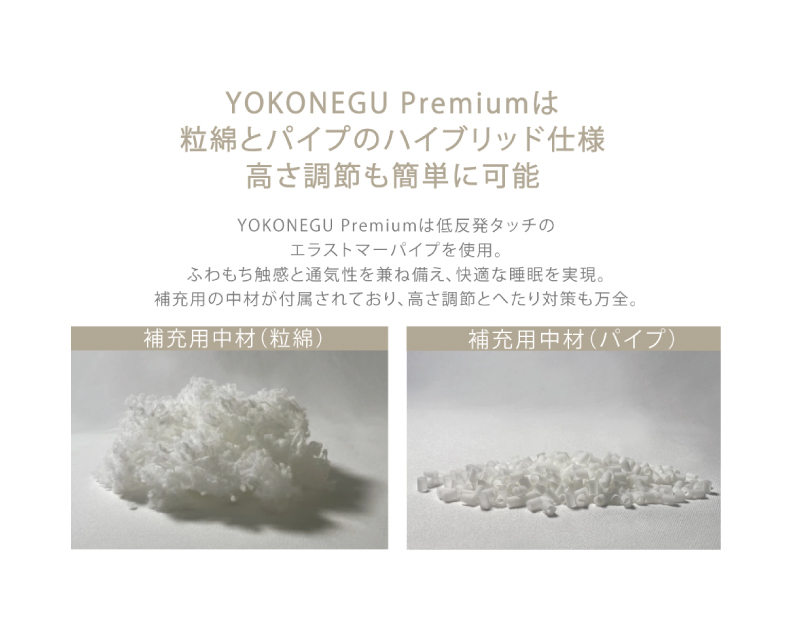 (日本語) YOKONEGU Premium 枕