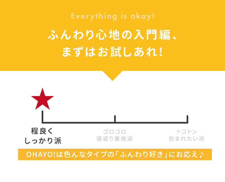 (日本語) OHAYO!マットレス – EASY ( ダブル ) –