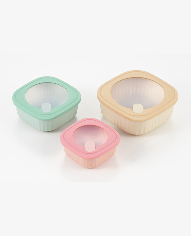 電子レンジ対応保存容器３点セット