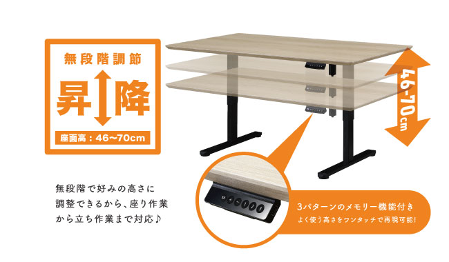 電動昇降テーブル02