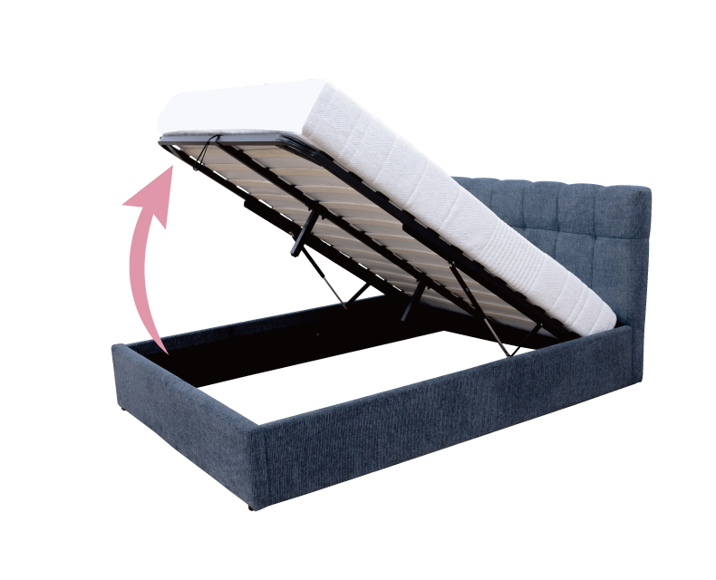 ガス圧ダブルベッドセット