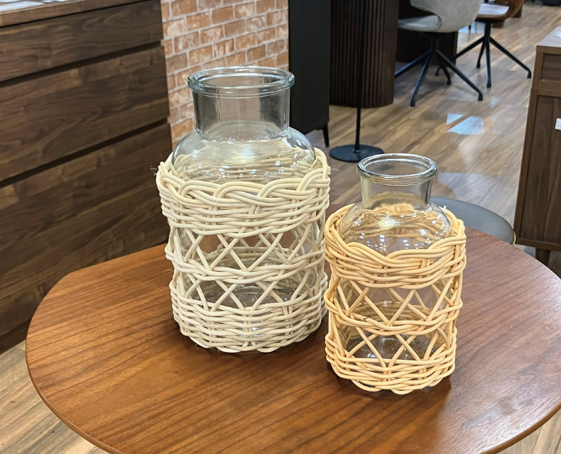 (日本語) ラタンガラスポッドL