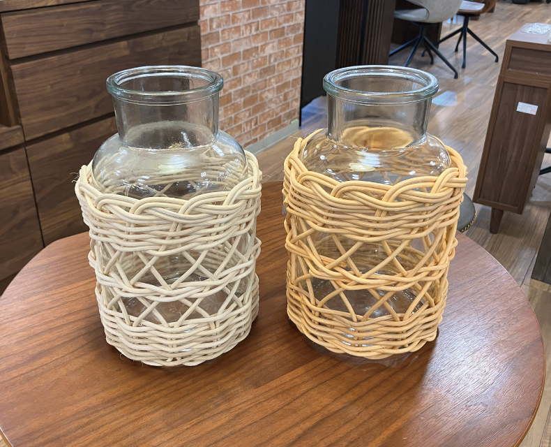 ラタンガラスポッドL