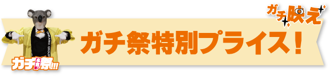 ガチ祭特別プライスガチ映え