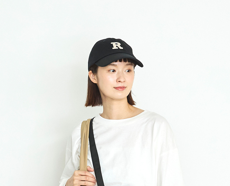 (日本語) BIGロゴ深めキャップ