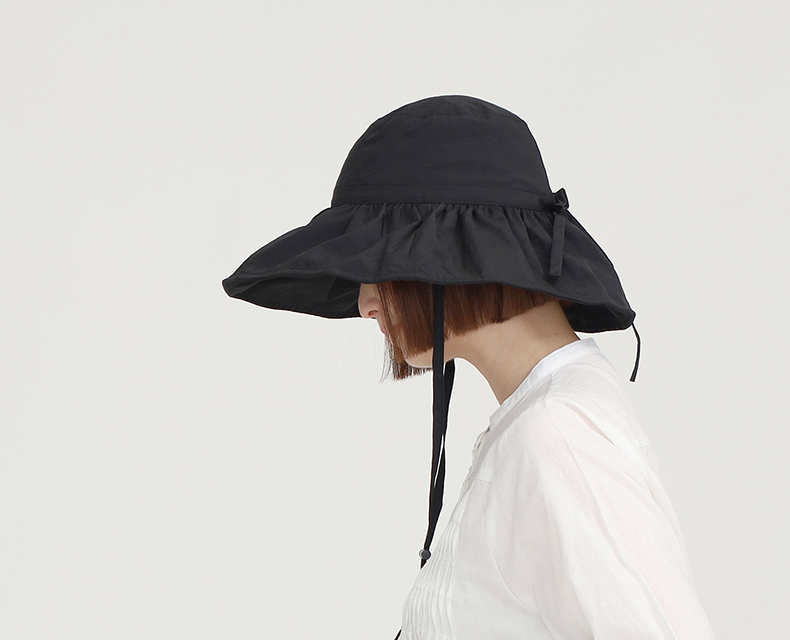 (日本語) 接触冷感ナイロンフリルハット