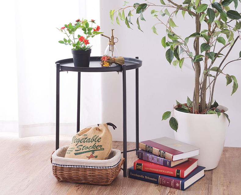 (日本語) トレータイプ サイドテーブル