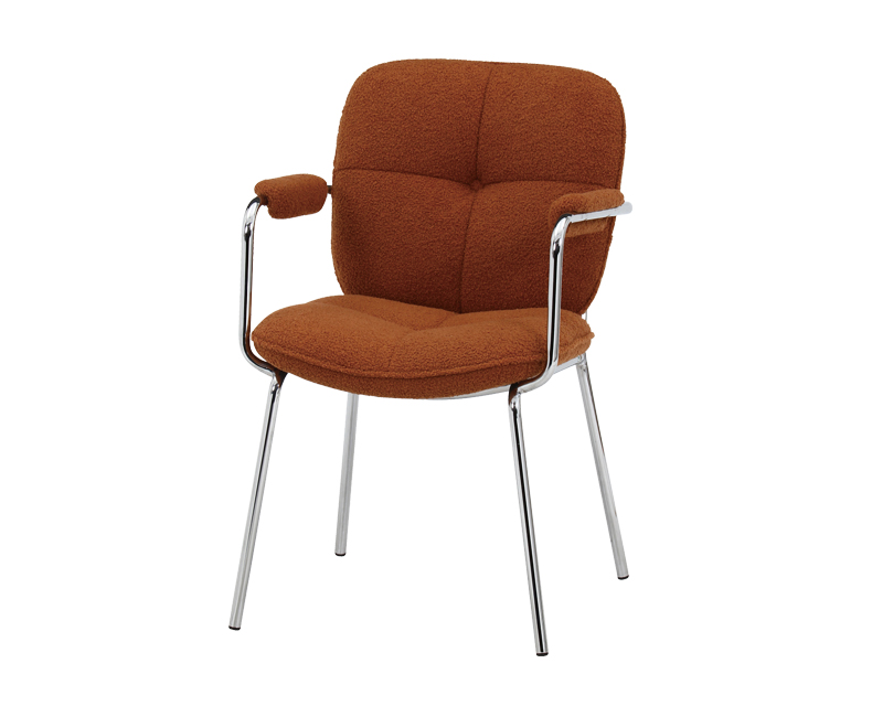 (日本語) 肘付きダイニングチェア