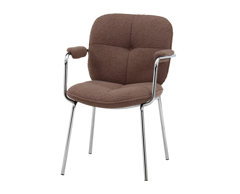 (日本語) 肘付きダイニングチェア