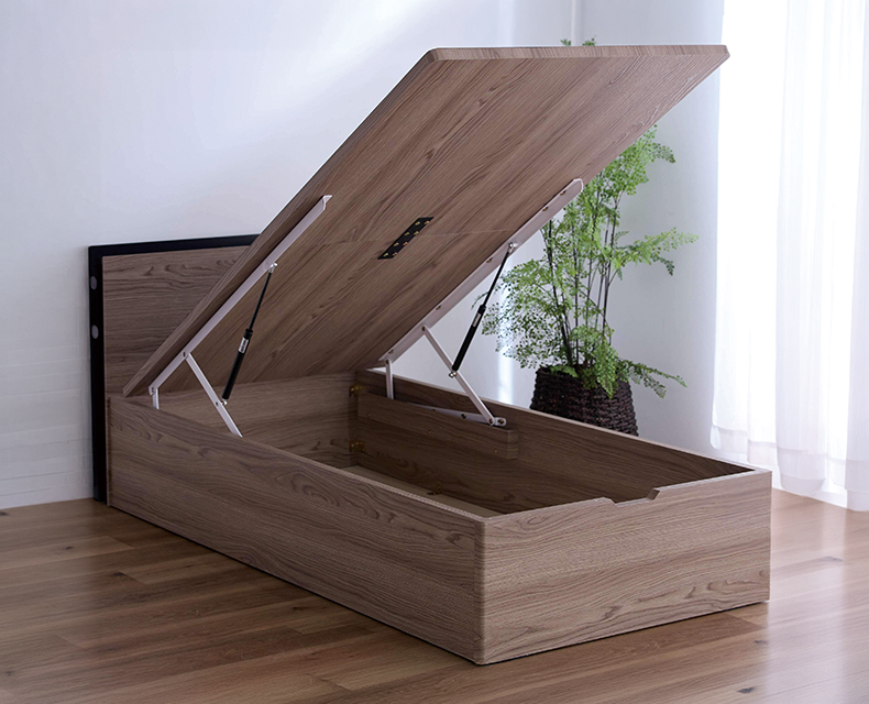 (日本語) 収納庫ベッドセット