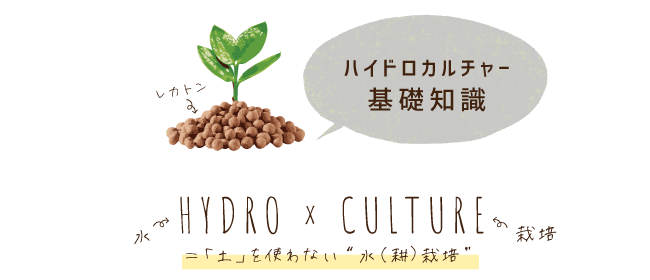 ハイドロカルチャー基礎知識